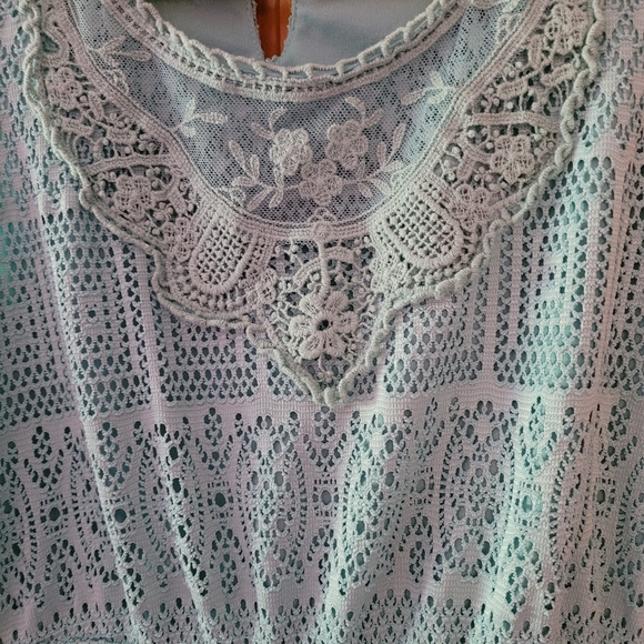 Xhilaration Girls Dress M (7/8) Sleeveless Seafoam Green Knit Lined - Picture 3 of 6